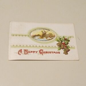 Vintage Postcard with Handwritten Notes